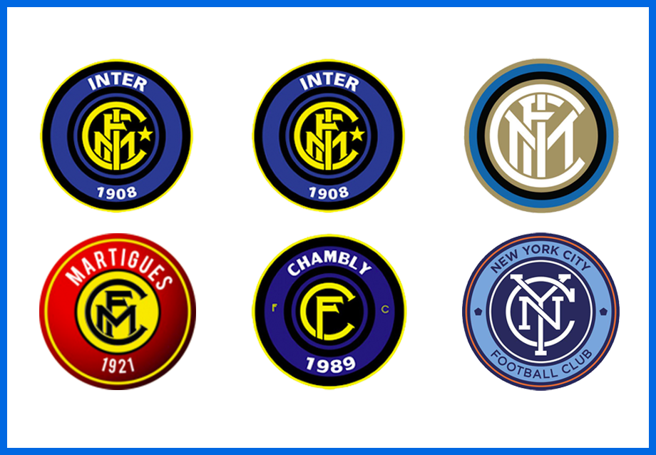 somiglianze loghi a logo inter