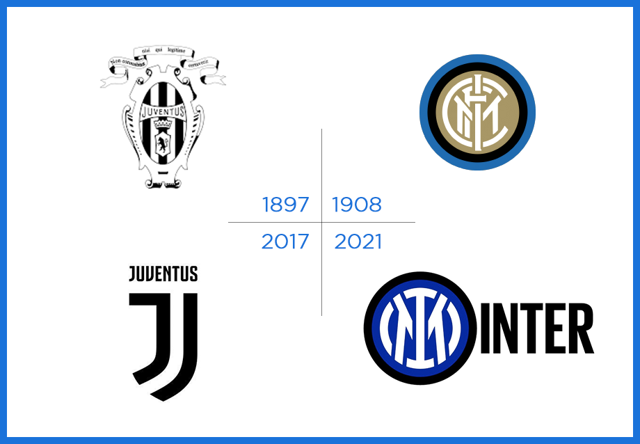 Inter e Juve: progetti rebranding opposti