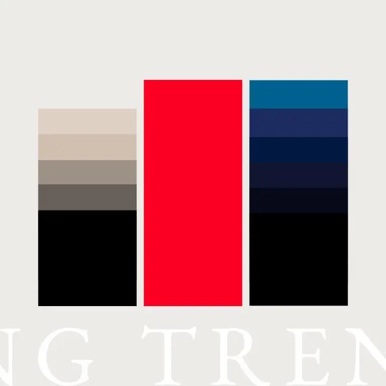 Tre colonne con gradienti diversi di colore