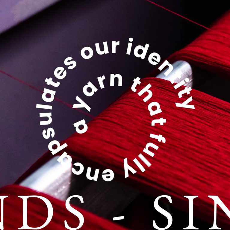 Filatura rossa in lavorazione