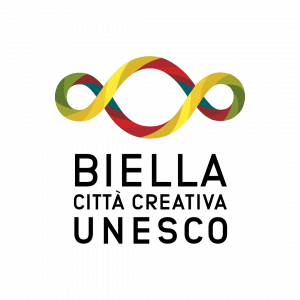 Logo Biella città creativa Unesco