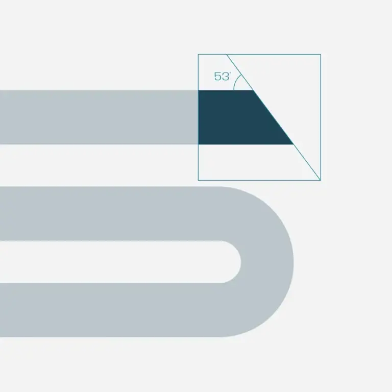 Definizione del nuovo logo di Sicav, con una spessa linea grigia