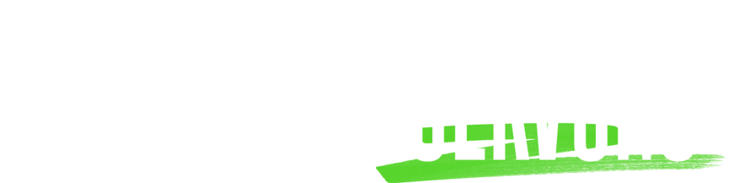 Sfondo bianco, scritta "PAROLE CHE SERVONO", evidenziazione in vernice verde.